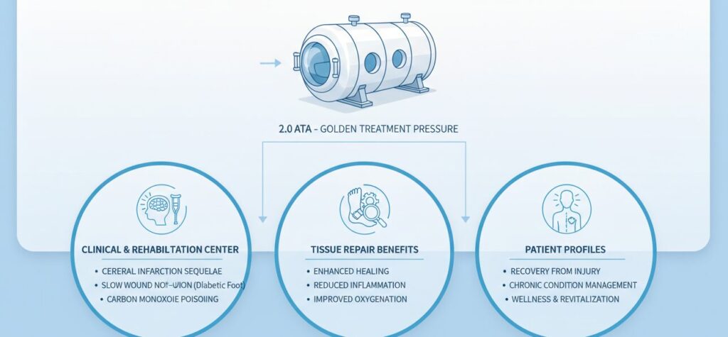Hardshell Hyperbaric Chamber Applicable Crowd