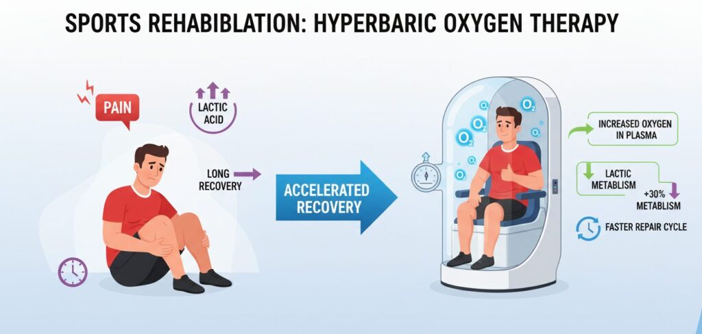 Sitting Hyperbaric Chamber Applicable Crowd To Sports rehabilitation group
