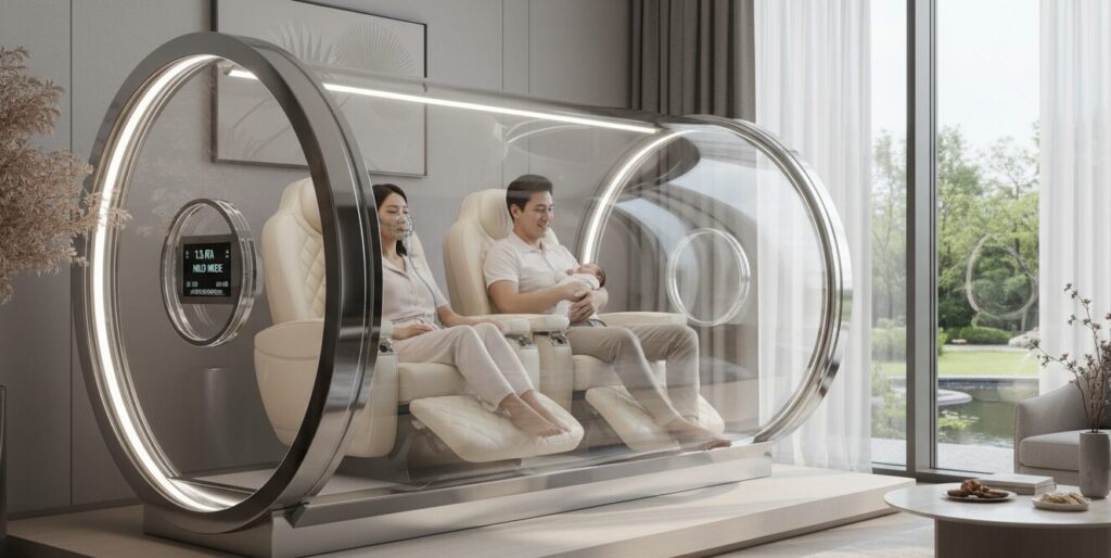 2-Personen-Hyperbarkammer Anwendbare Menschenmenge