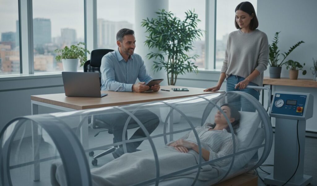 Mobile Überdruckkammer Anwendbare Menge