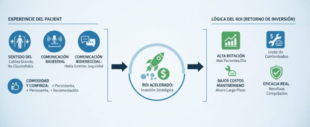 La cámara de oxígeno hiperbárico de la serie HE5000 está diseñada teniendo en cuenta las necesidades de los pacientes.