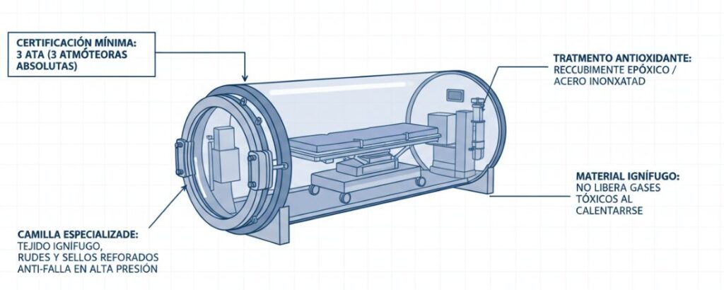 Ventajas de la tecnología de cámara de oxígeno hiperbárico