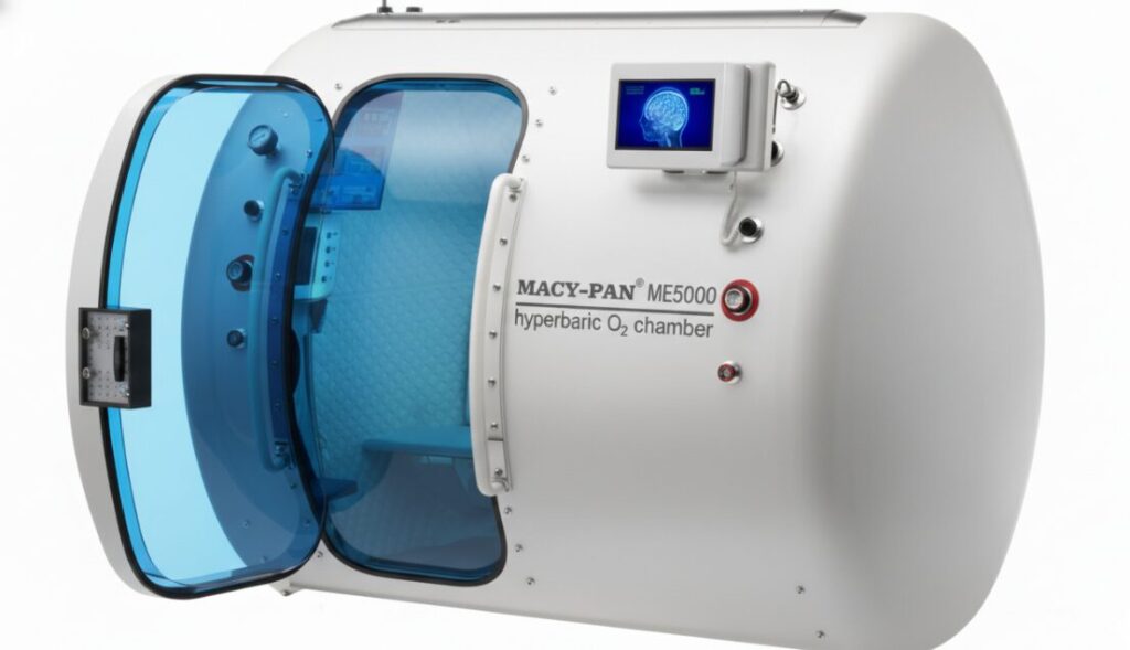 Fotos de la cámara hiperbárica de oxígeno