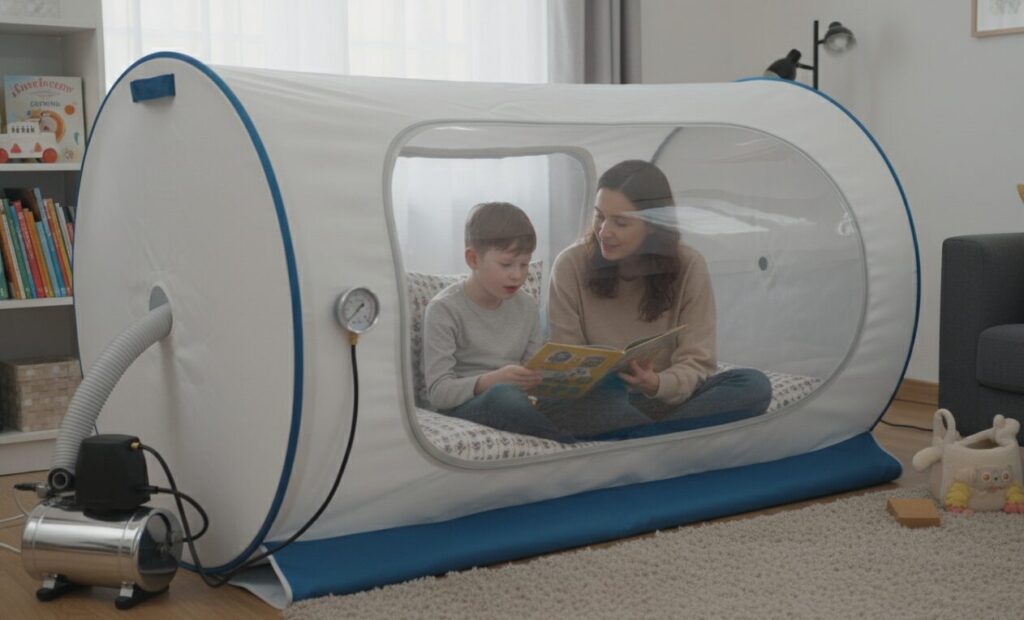 Cámara hiperbárica portátil para uso doméstico Público aplicable