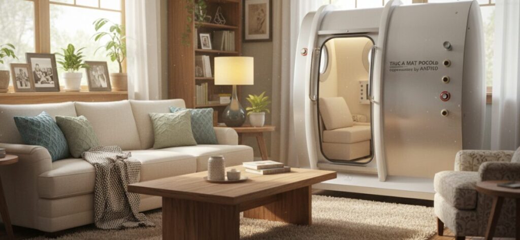 Fotos de la cámara hiperbárica de oxígeno HE5000