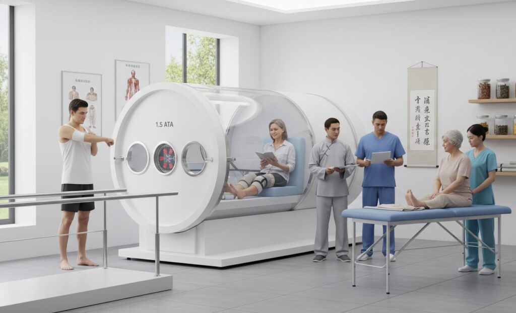 1.5 Chambre hyperbare ATA Foule applicable