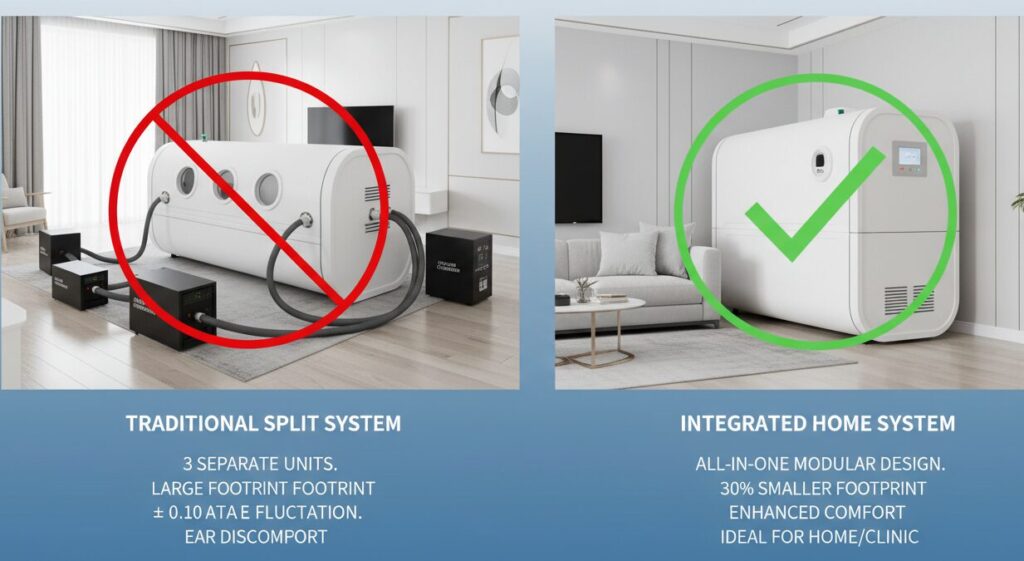 hyperbaric oxygen chamber for home use Contrast point