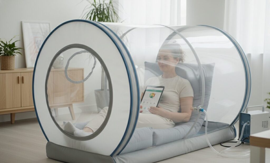 Cámara hiperbárica portátil para uso doméstico Público aplicable