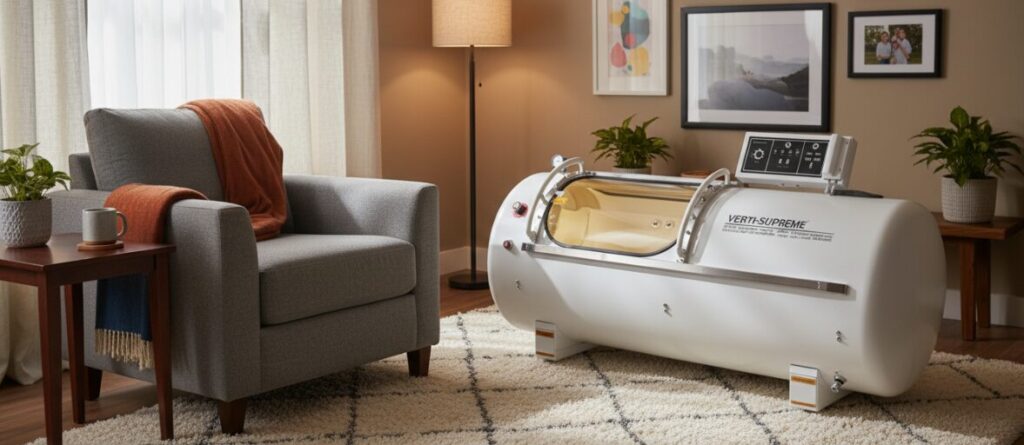 Fotografías de la cámara de oxígeno hiperbárico hp2202