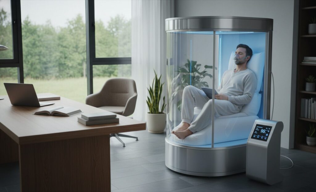 غرفة الأكسجين للاستخدام المنزلي حشد قابل للتطبيق