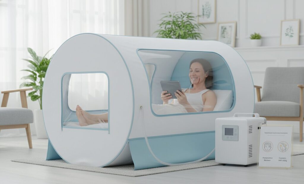 غرفة الأكسجين للاستخدام المنزلي حشد قابل للتطبيق