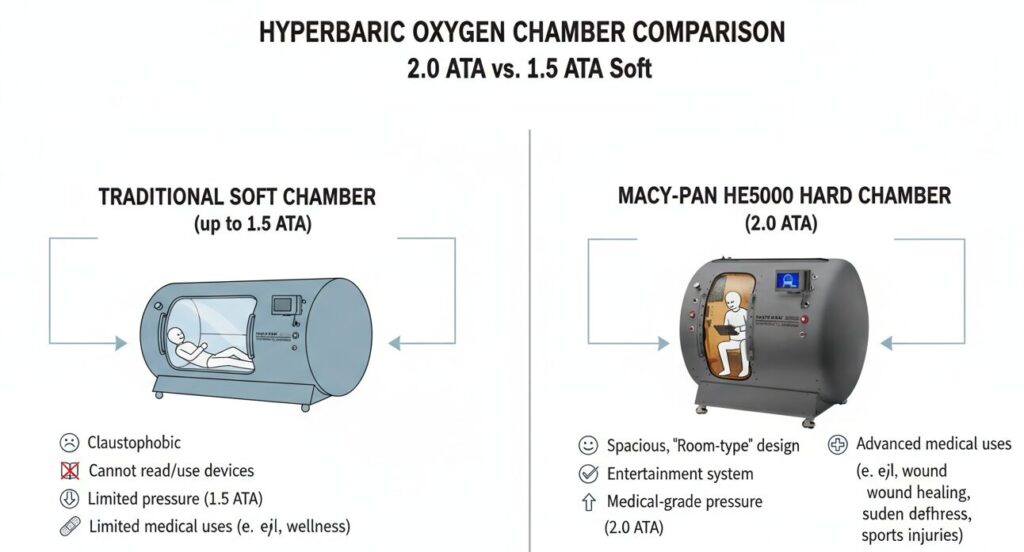 2.0 ATA高気圧チャンバーの比較ポイント