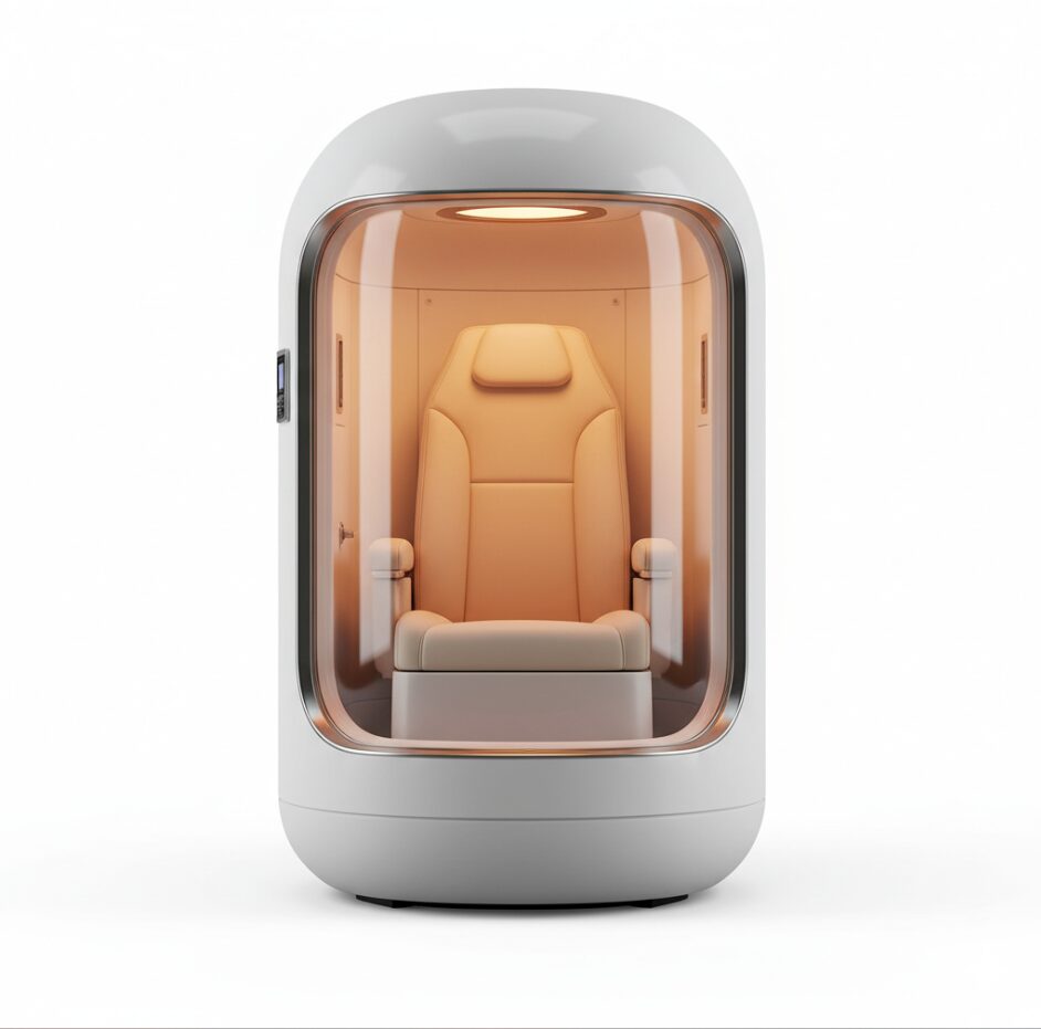 حجرة الضغط العالي في وضع الجلوس