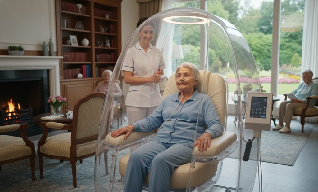 حجرة الضغط العالي بالجلوس حشد قابل للتطبيق