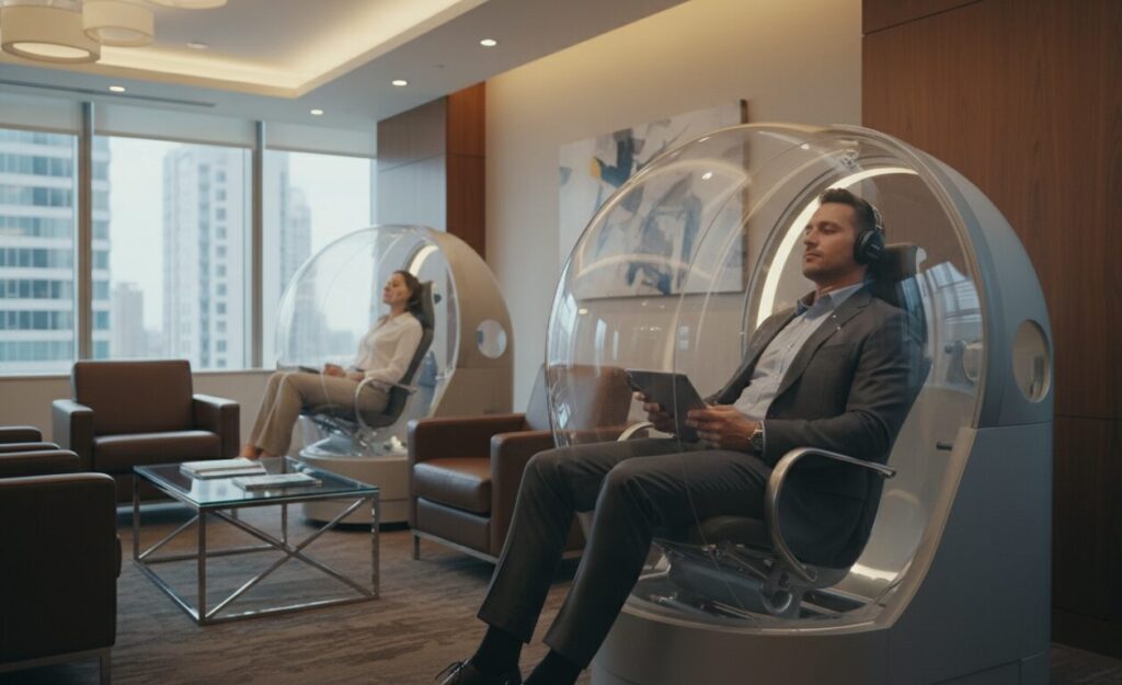 حجرة الضغط العالي بالجلوس حشد قابل للتطبيق