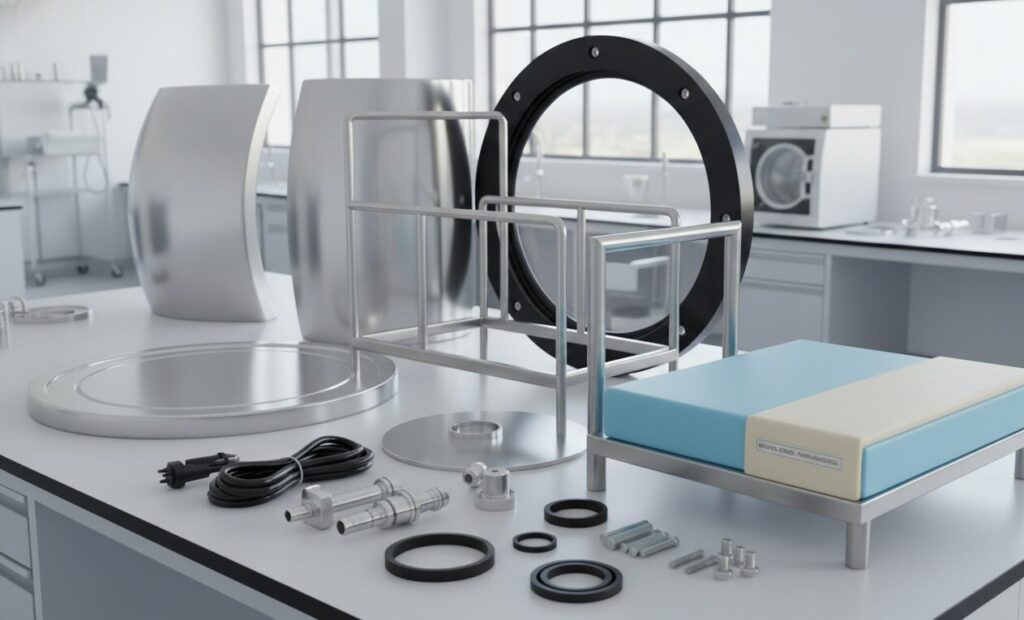 مواد حجرة الضغط العالي في وضع الجلوس