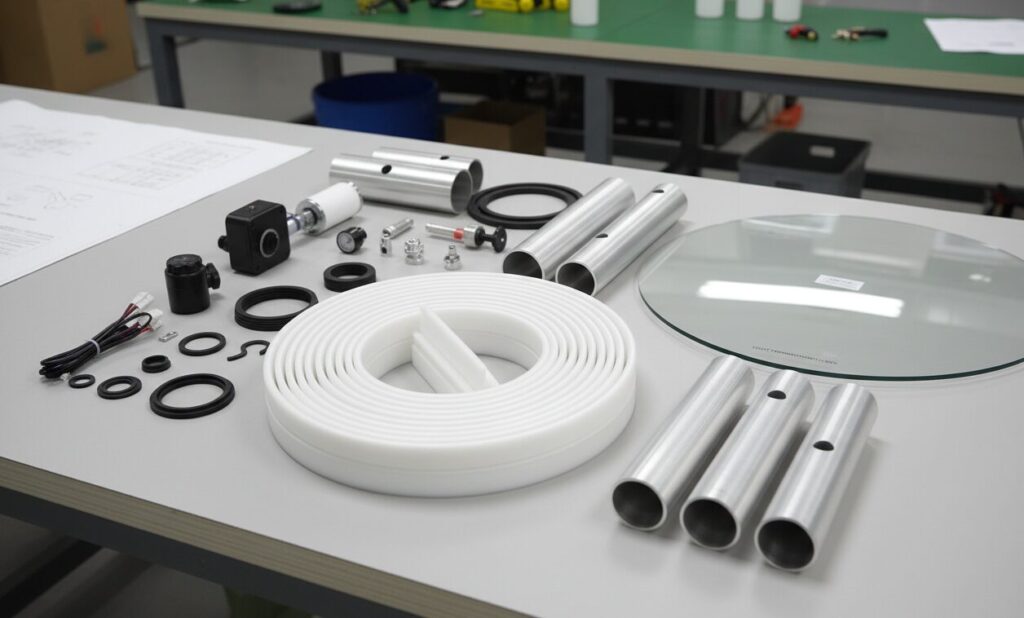 Oxygen chamber for home use Raw Materials/Materials