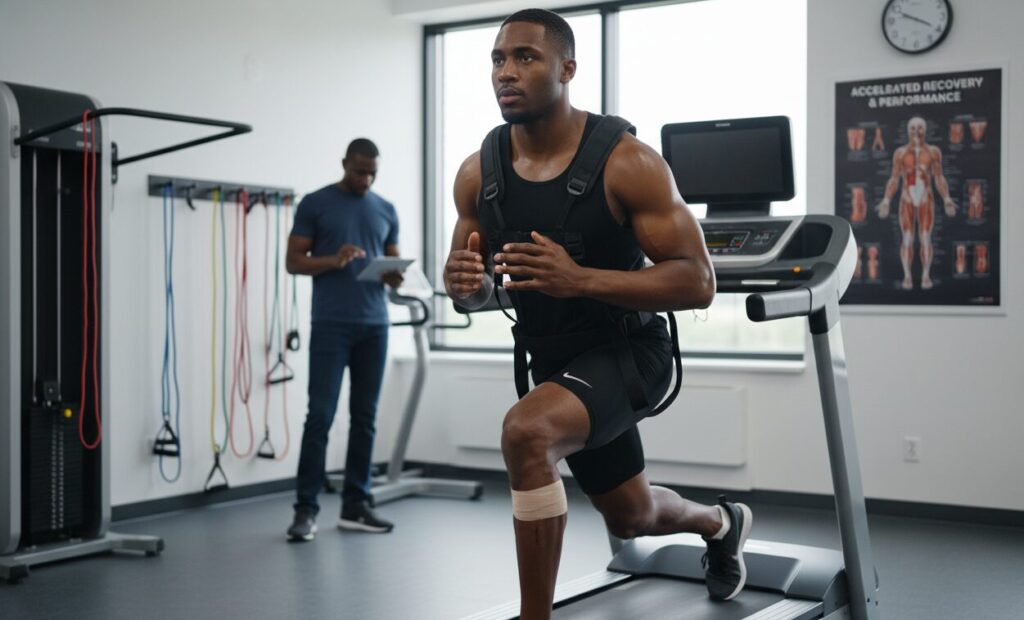 프로 운동선수 및 고강도 스포츠 피트니스 관중