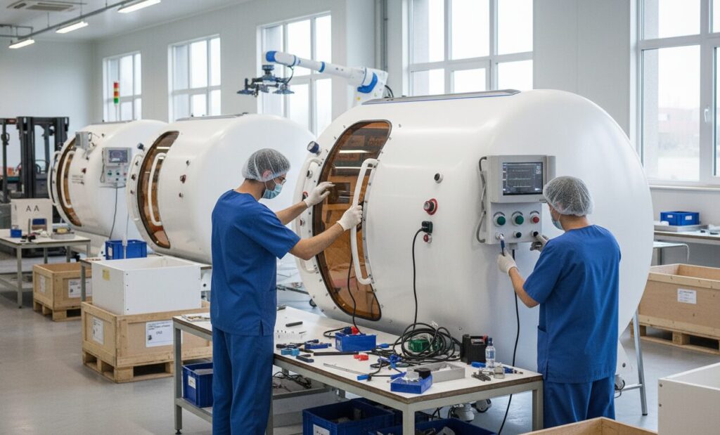 fabricants chambres hyperbares Application of the crowd