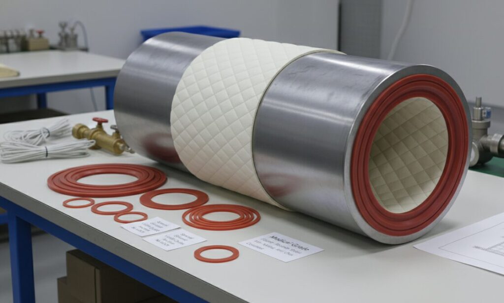 fabricants chambres hyperbares Materials