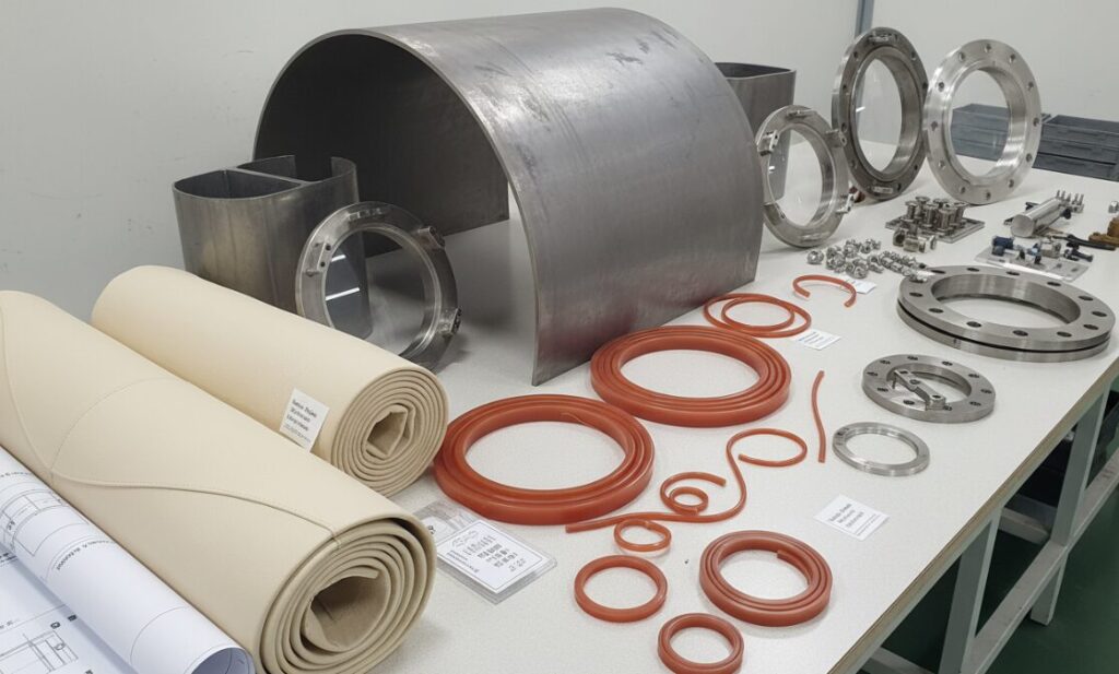 camilla mc750 hiperbárica Materials