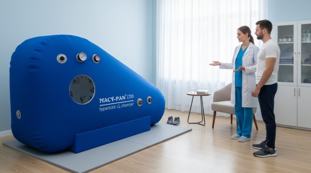 Portable hyperbaric oxygen chamber