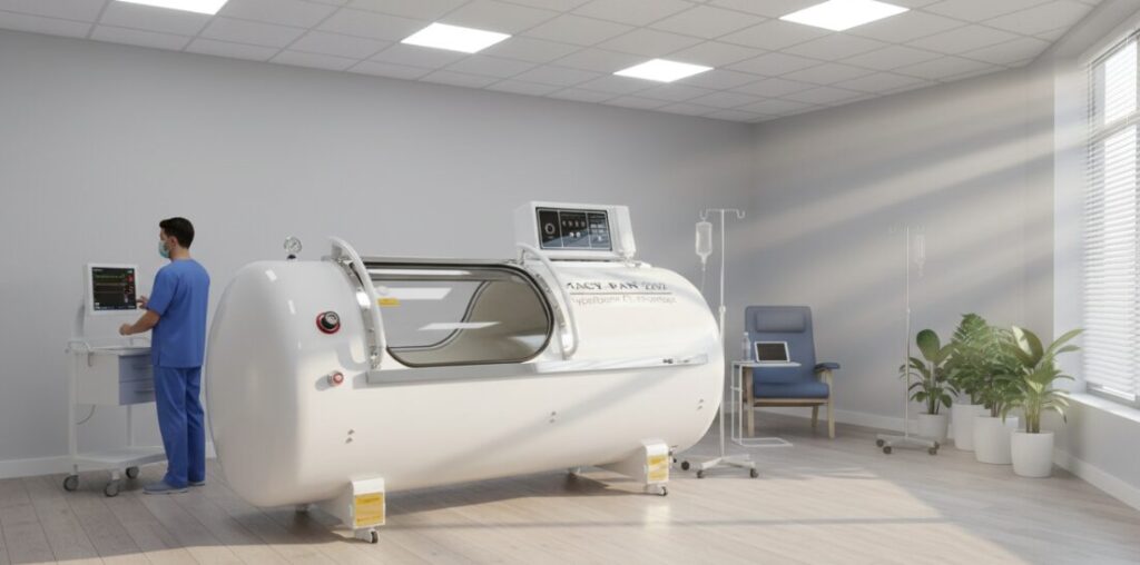 Hyperbaric oxygen chamber