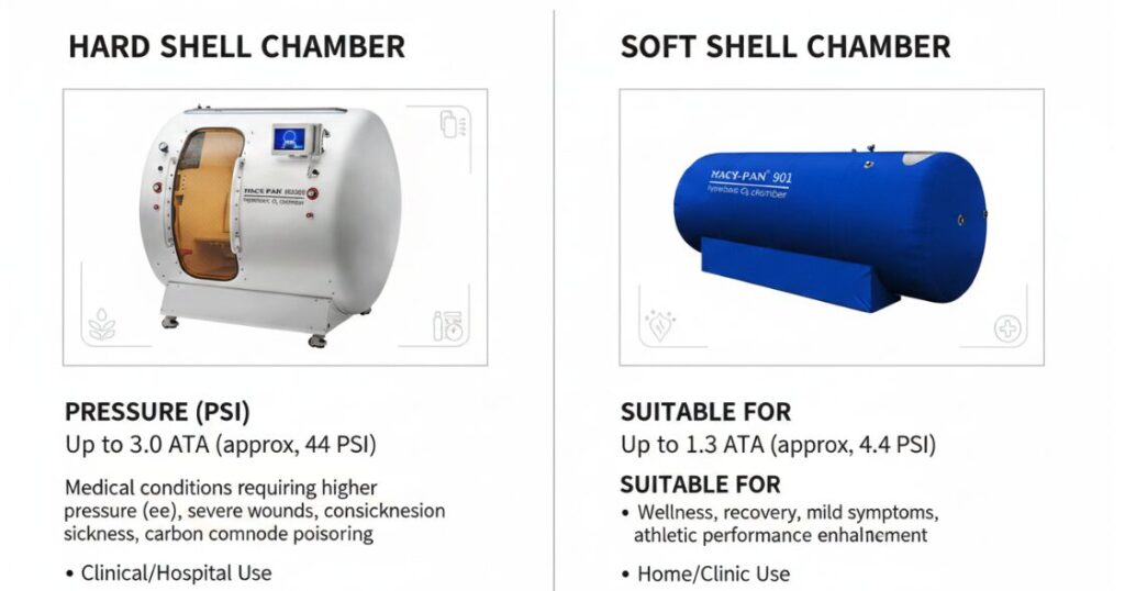 Comparison Chart of Hard-Class and Soft-Class Cabins