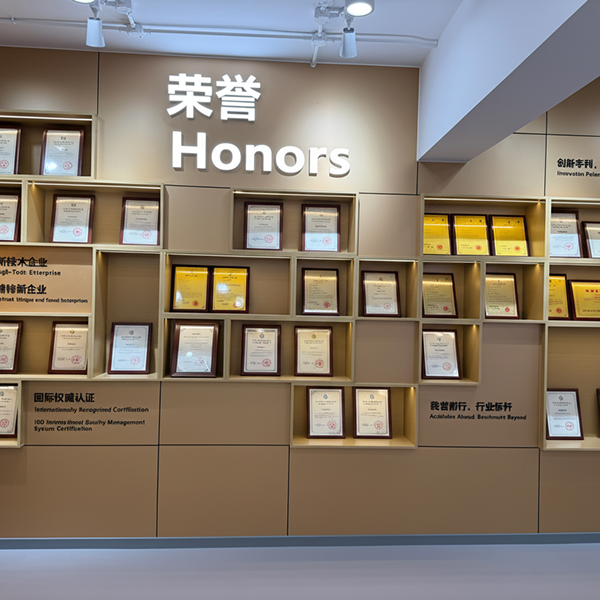 MACY-PAN certification and honors wall
